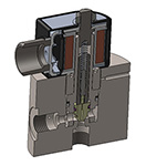 High Pressure 2-Way Solenoid Valves - EX 40 Series