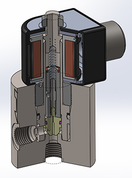 Clark Cooper Valve EH40 Section Rendering